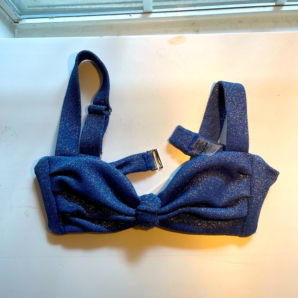 NWT Sky Sparkle Hayden Bikini Top